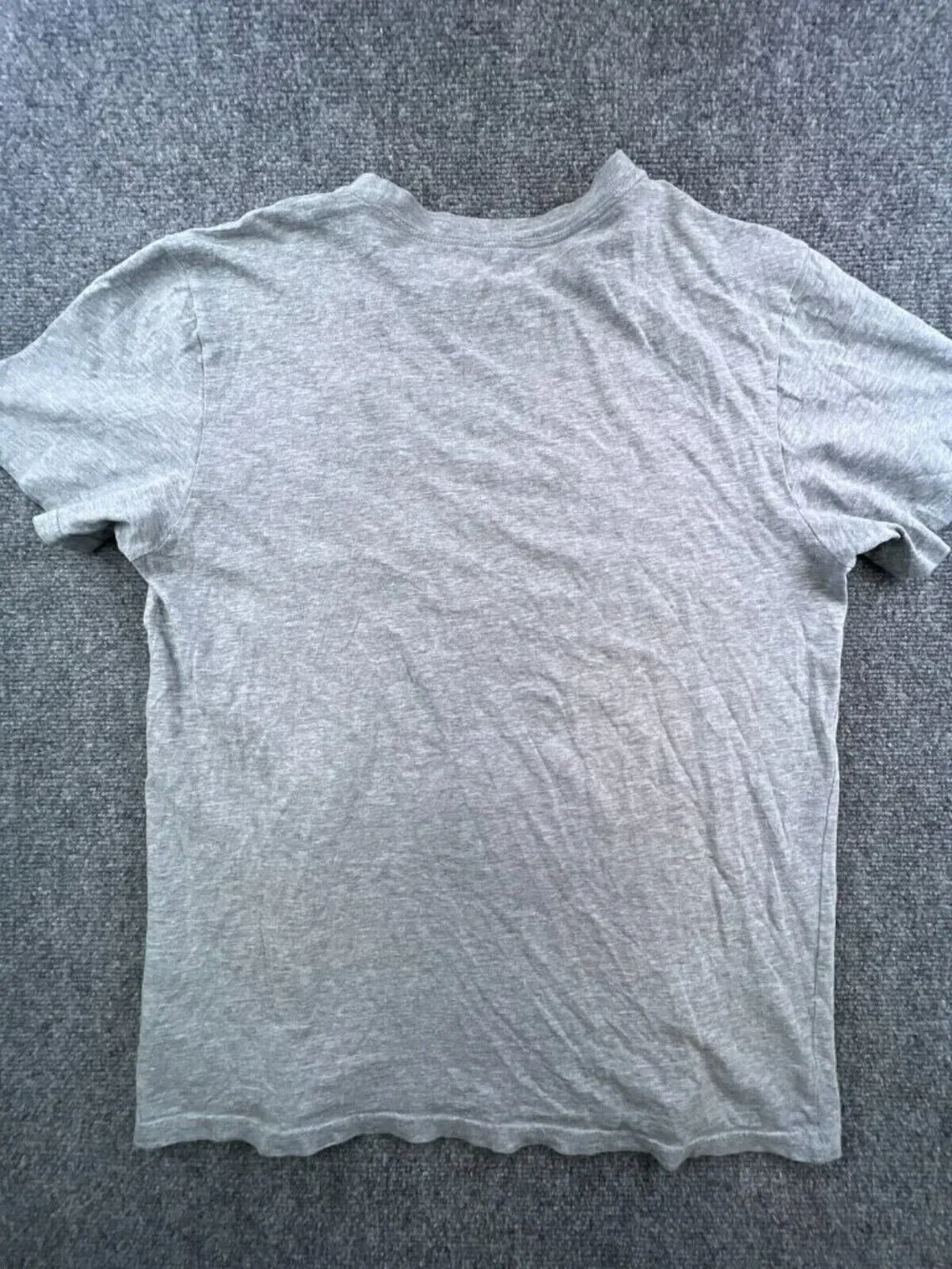 The North Face T Shirt Mens Medium Cotton Gray w Logo Short Sleeve Lightweight